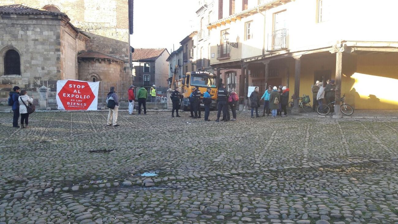 VIgilancia en la Plaza del Grano