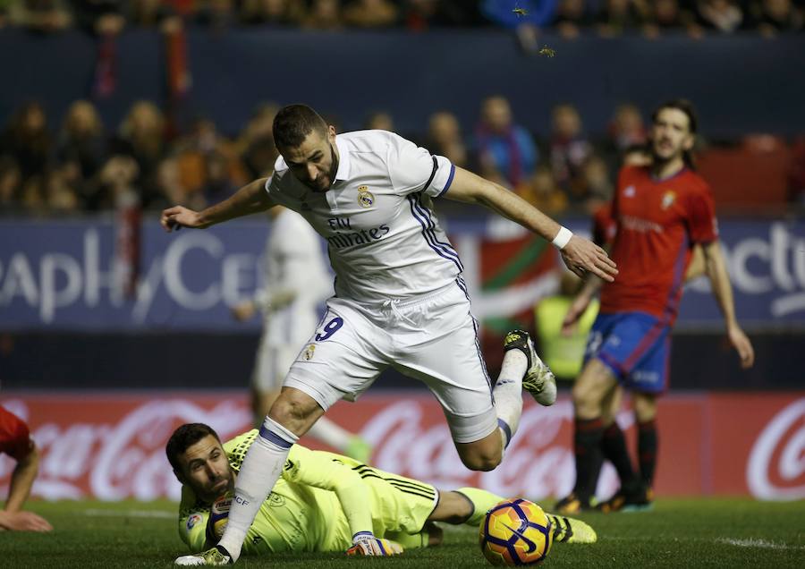 El partido entre Osasuna y Real Madrid, en imágenes