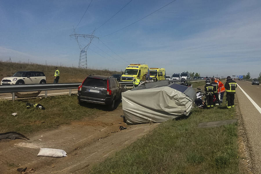 Accidente en la León-Benavente