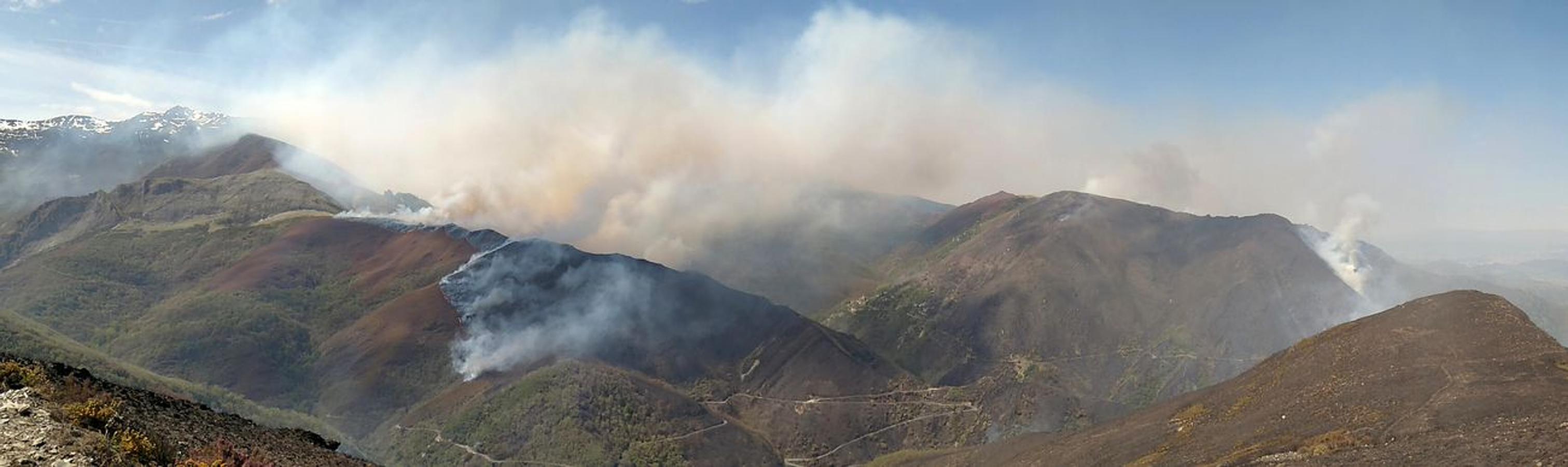 Incendio en el Bierzo