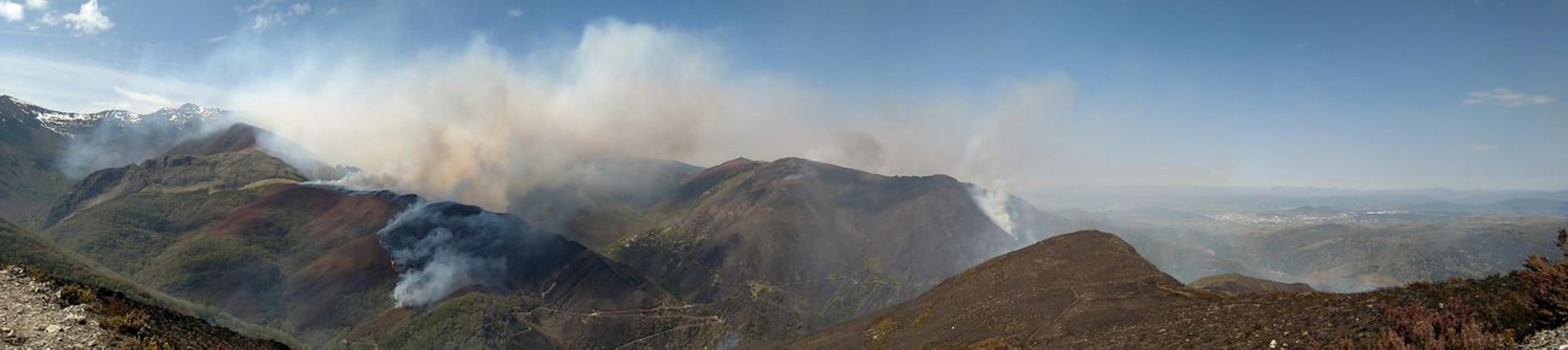 Incendio en el Bierzo