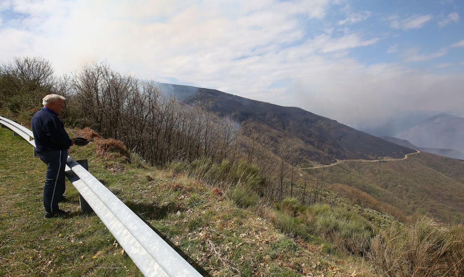 Incendio en el Bierzo