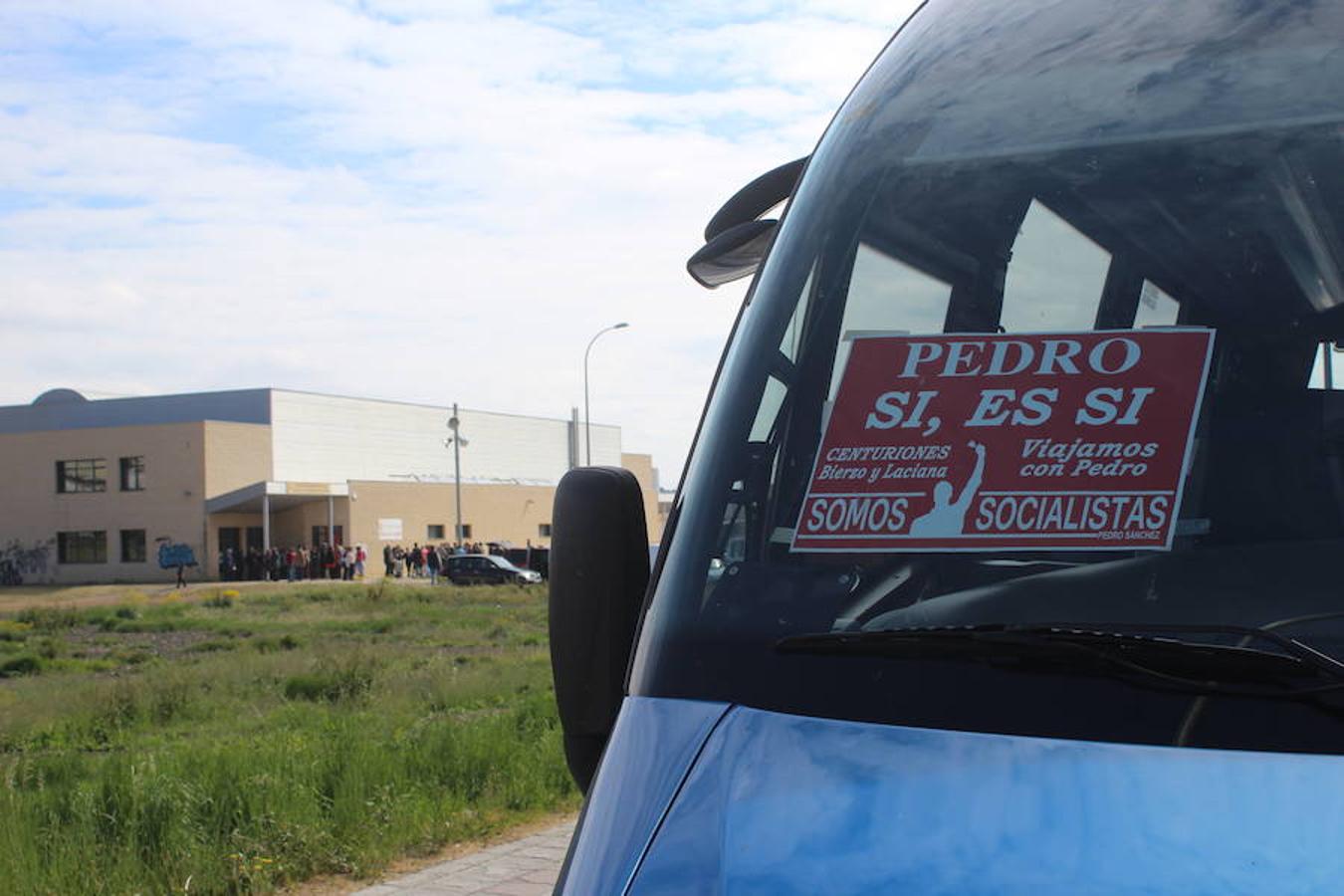 Pedro Sánchez en León