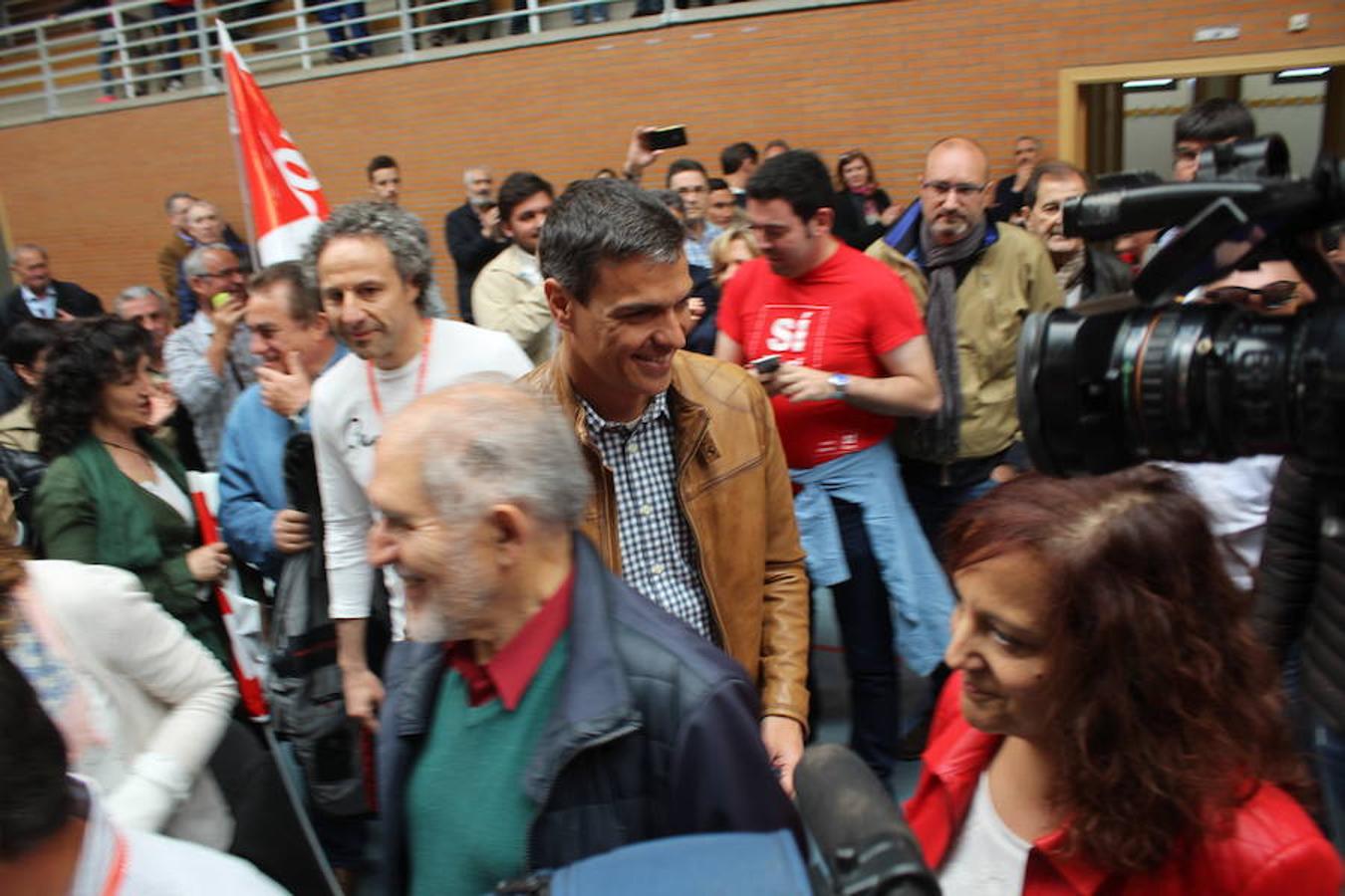 Pedro Sánchez en León