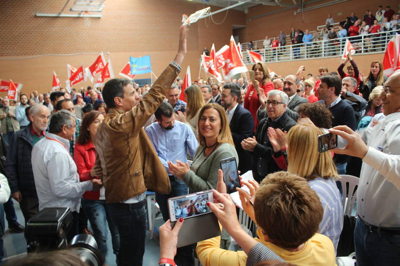 Pedro Sánchez en León