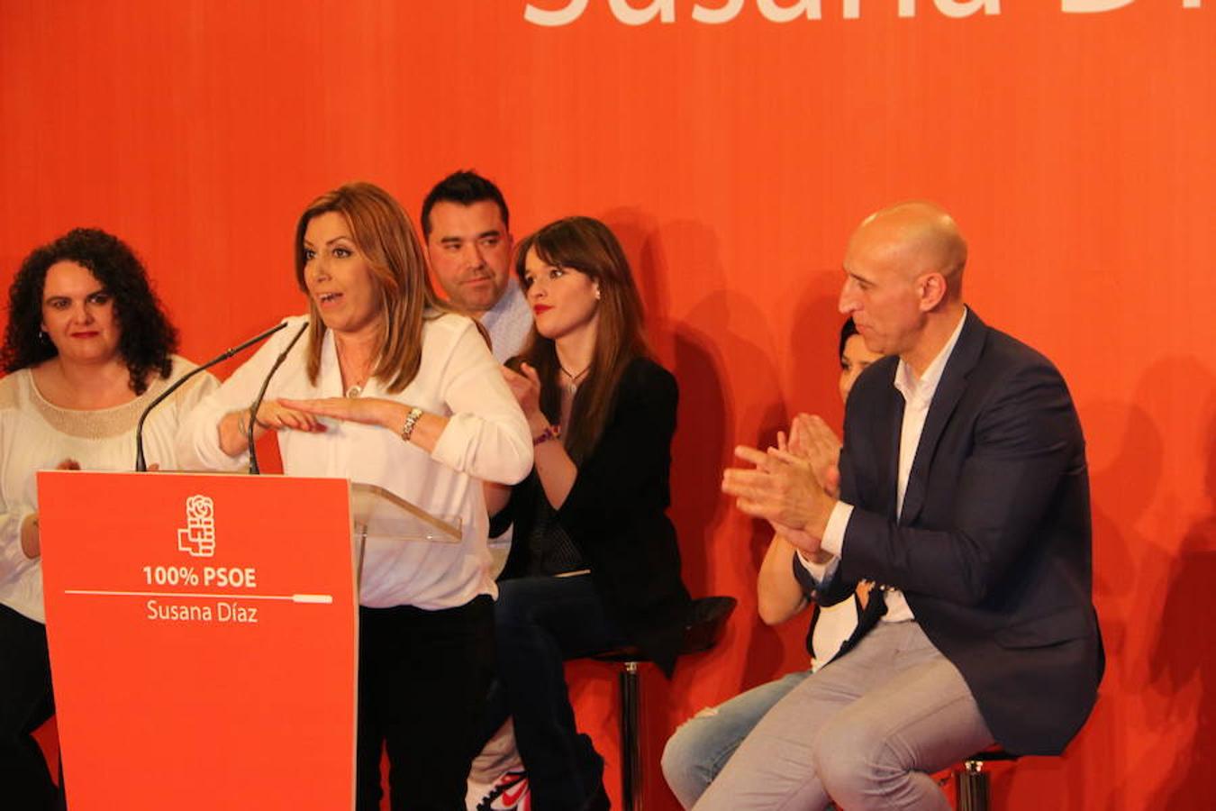 Susana Díaz, en León