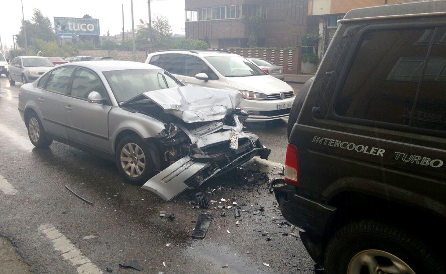 Accidente en La Virgen del Camino