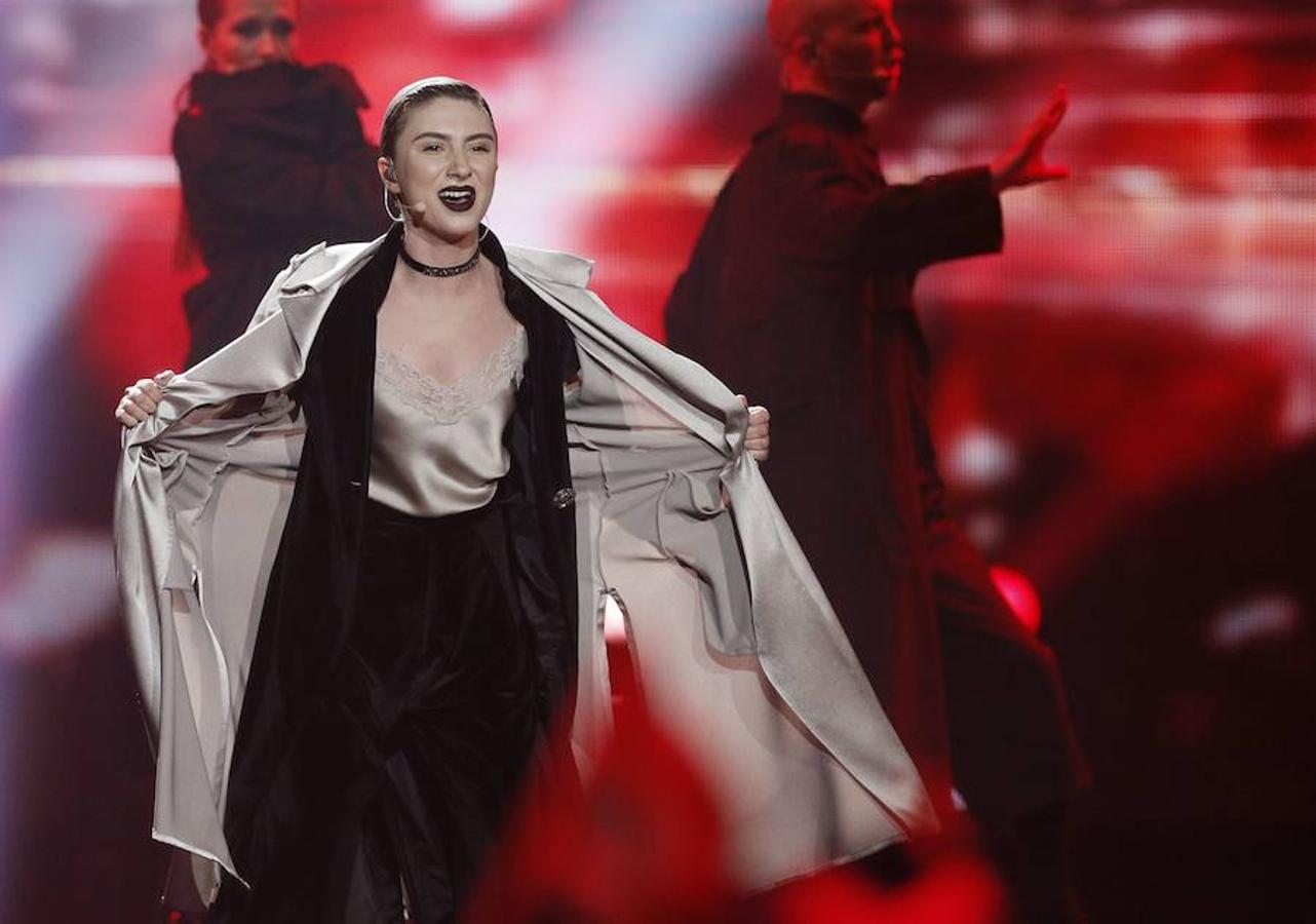 Los vestidos más sexys de la gala de Eurovisión. Dihaj, representante de Azerbaiyán