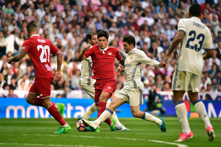 El Real Madrid-Sevilla, en imágenes