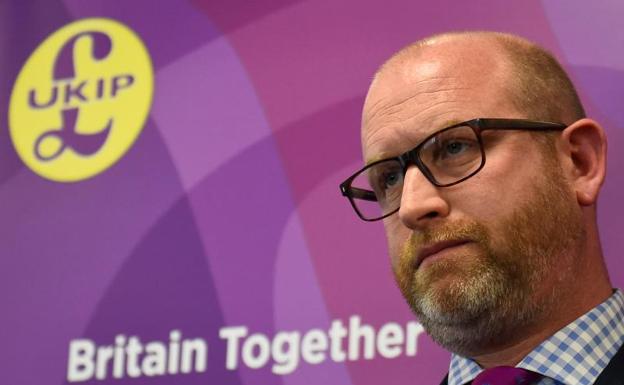 El líder del UKIP, Paul Nuttall.