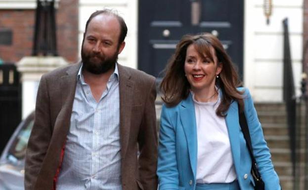 Nick Timothy y Fiona Hill.