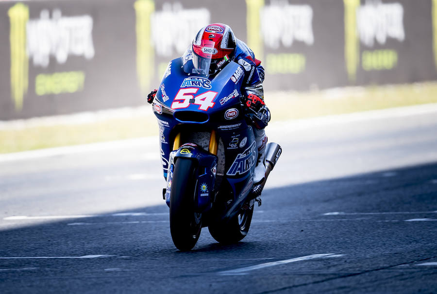 El Circuito de Montmeló acogió los entrenamientos clasificatorios del Gran Premio de Cataluña de motociclismo.