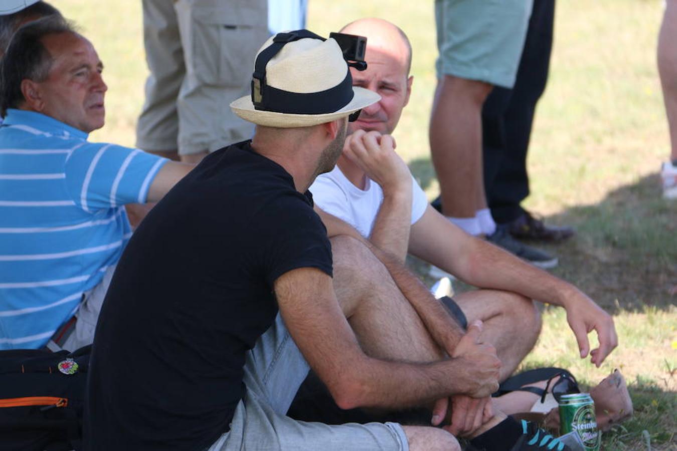 Ambiente durante la jornada de exhibición aérea