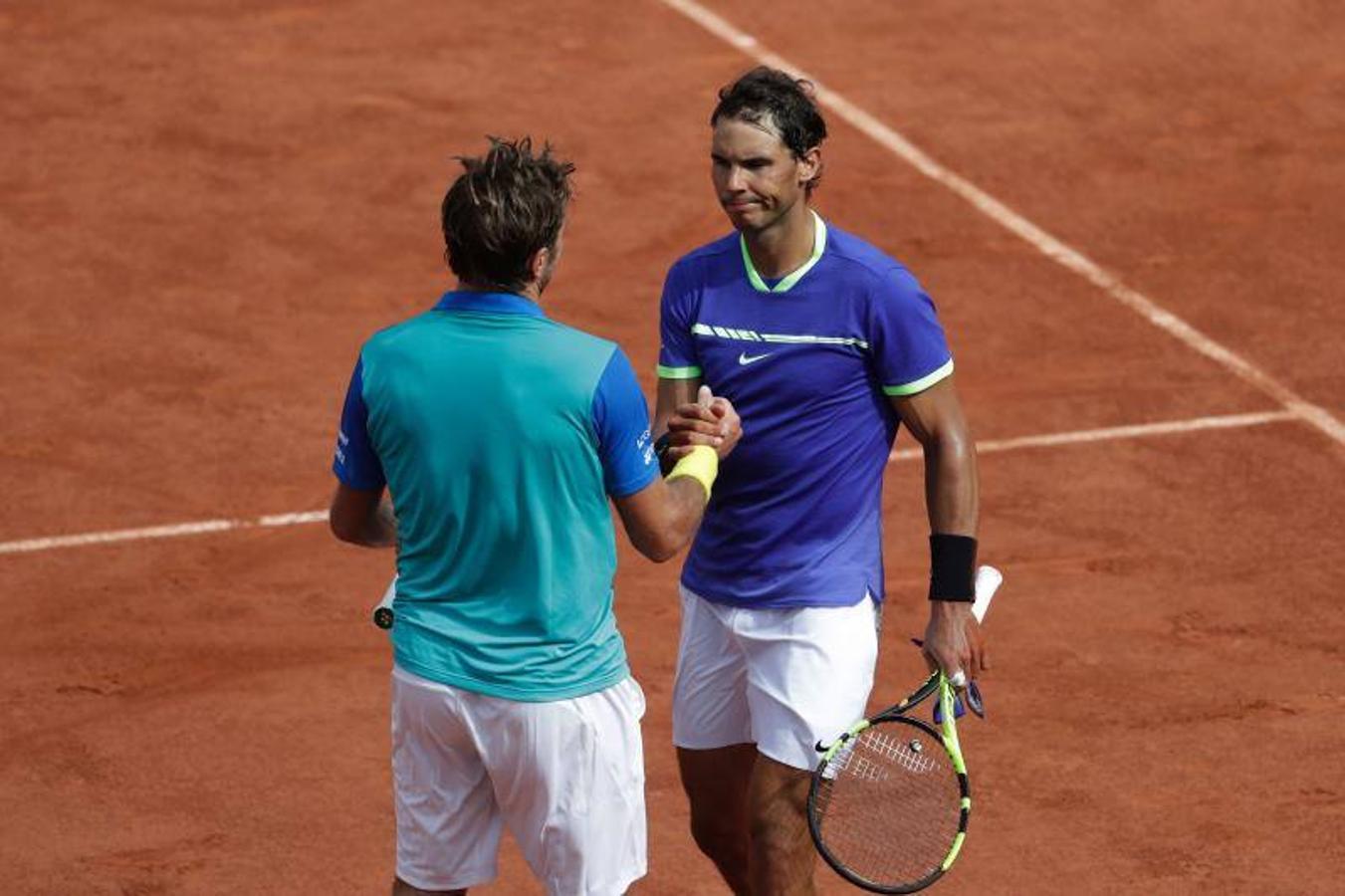 Rafa Nadal y Stan Wawrinka, los protagonistas de la final de roland Garros 2017.