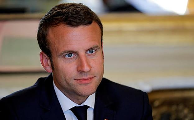 Fotografía de archivo de Macron. 
