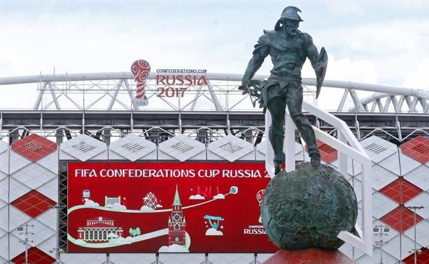 El estadio Otkrytye Arena, campo del Spartak, en Moscú. 