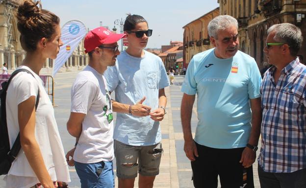 Roberto Aláiz, este martes en la Carrera del Peregrino.