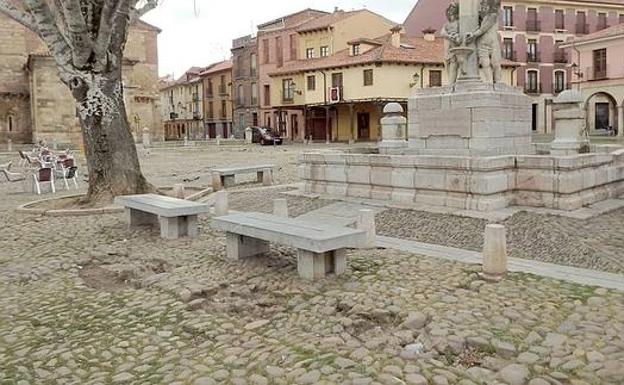 Plaza del Grano de León.