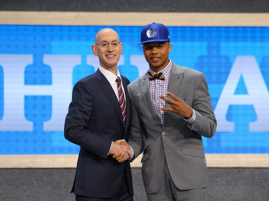 Markelle Fultz, seleccionado con el número 1 por los Sixers.