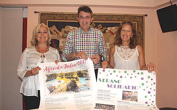 Presentación de la agenda cultural para el mes de julio. 