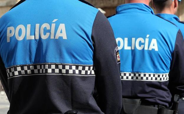 Agentes de la Policía Local de León. 