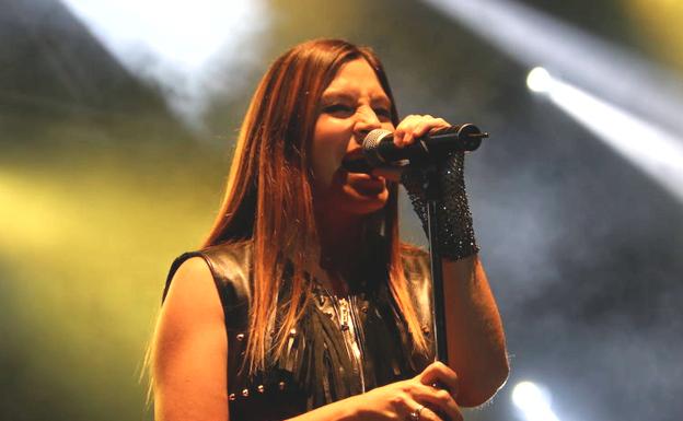 Leire Martínez, vocalista de la Oreja de Van Gogh. 