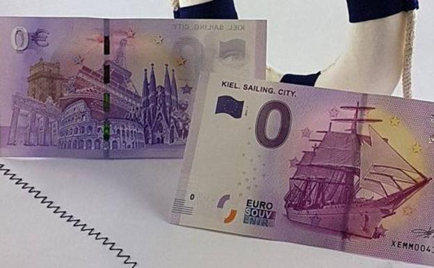 El billete de cero euros. 