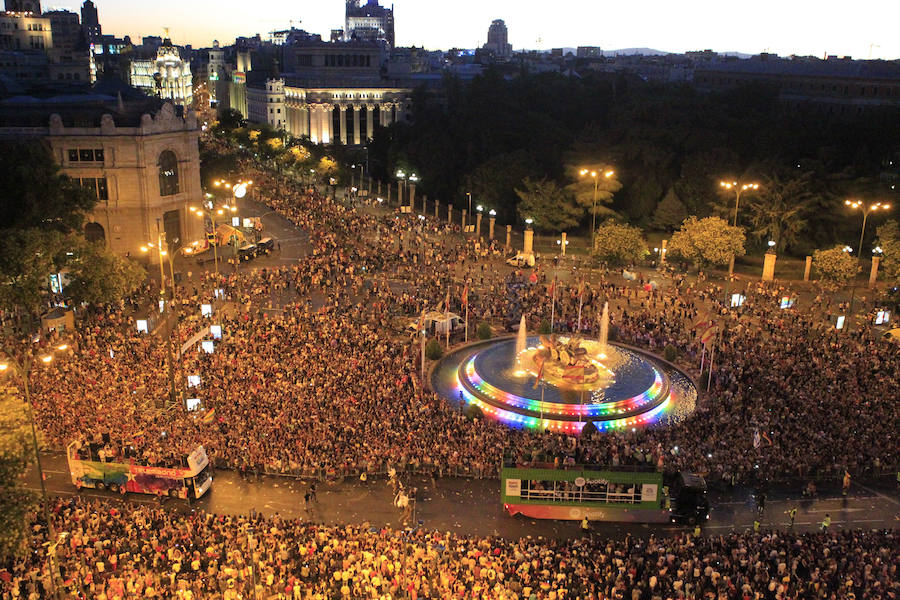 La capital española se convierte en el centro del mundo gay.