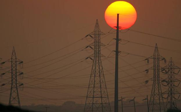 Puesta de sol en California. 