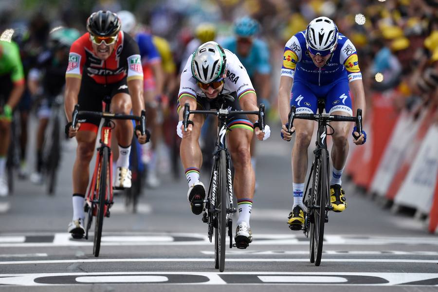 El ciclista eslovaco Peter Sagan se hizo con la victoria en el sprint final.
