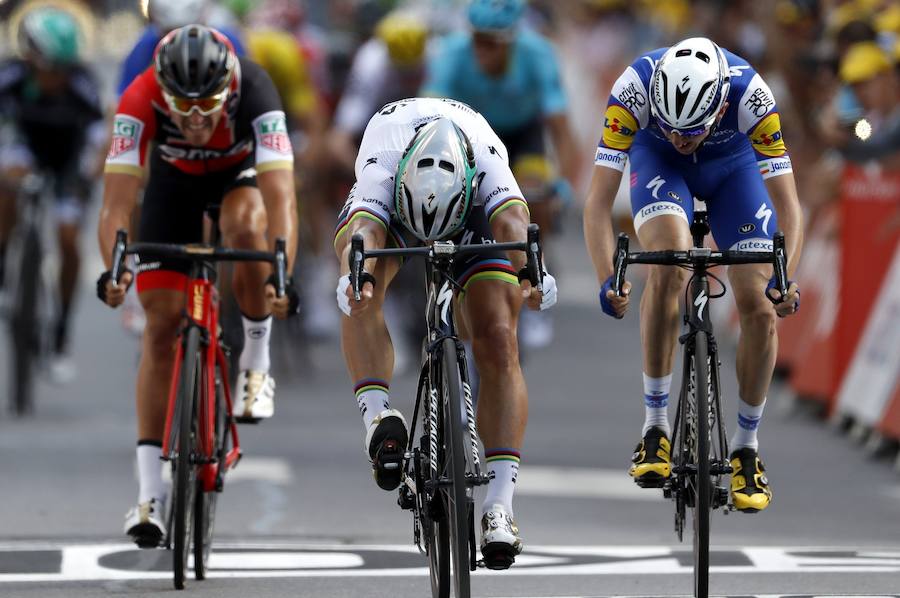 El ciclista eslovaco Peter Sagan se hizo con la victoria en el sprint final.
