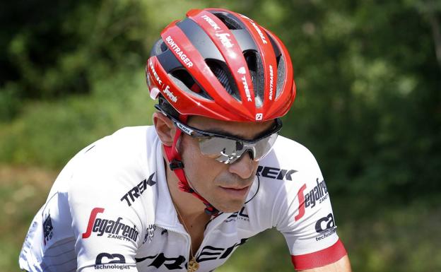 Alberto Contador, durante la etapa del domingo. 