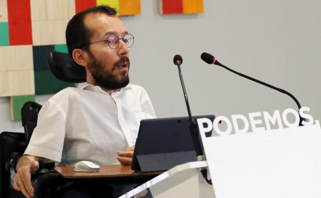 Pablo Echenique, secretario de Organización de Podemos.