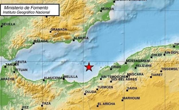 Un terremoto de magnitud 4,8 en Argelia se deja sentir en Melilla y Andalucía