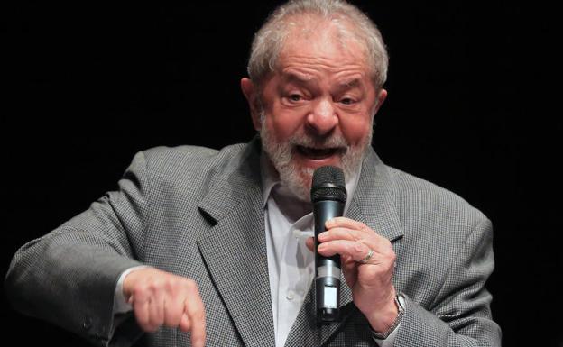 Lula Da Silva, durante una conferencia. 