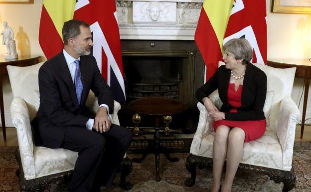 El rey Felipe VI en Londres.