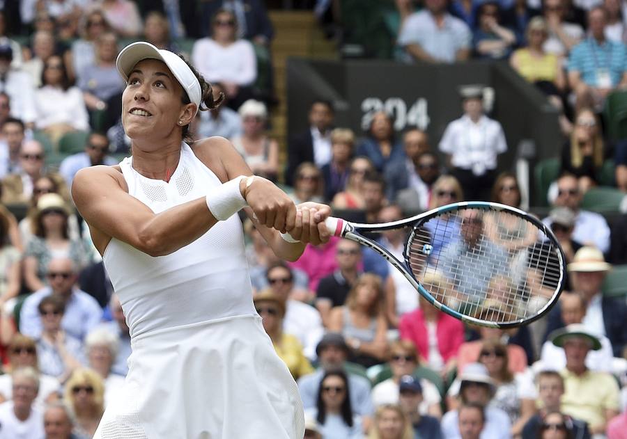 Las mejores imágenes del partido entre Muguruza y Rybarikova