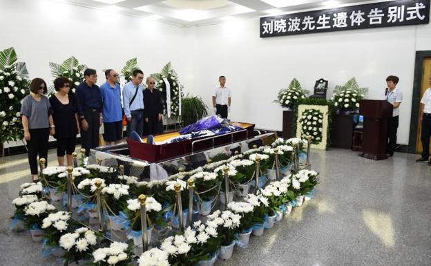 Funeral de Liu Xiaobo.