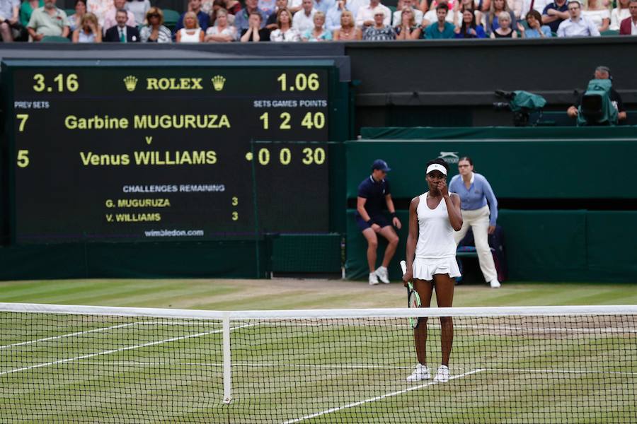 La española consiguió su segundo grande tras derrotar a Venus Williams por 7-5 y 6-0.