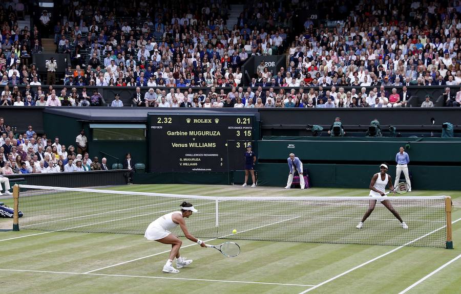 La española consiguió su segundo grande tras derrotar a Venus Williams por 7-5 y 6-0.