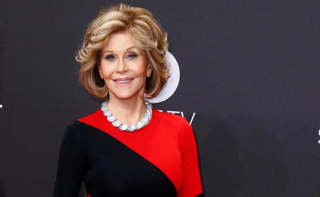 La actriz estadounidense Jane Fonda.