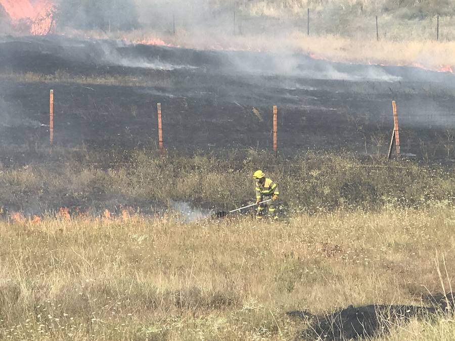 Imágenes del Incendio que amenazó el norte de León I