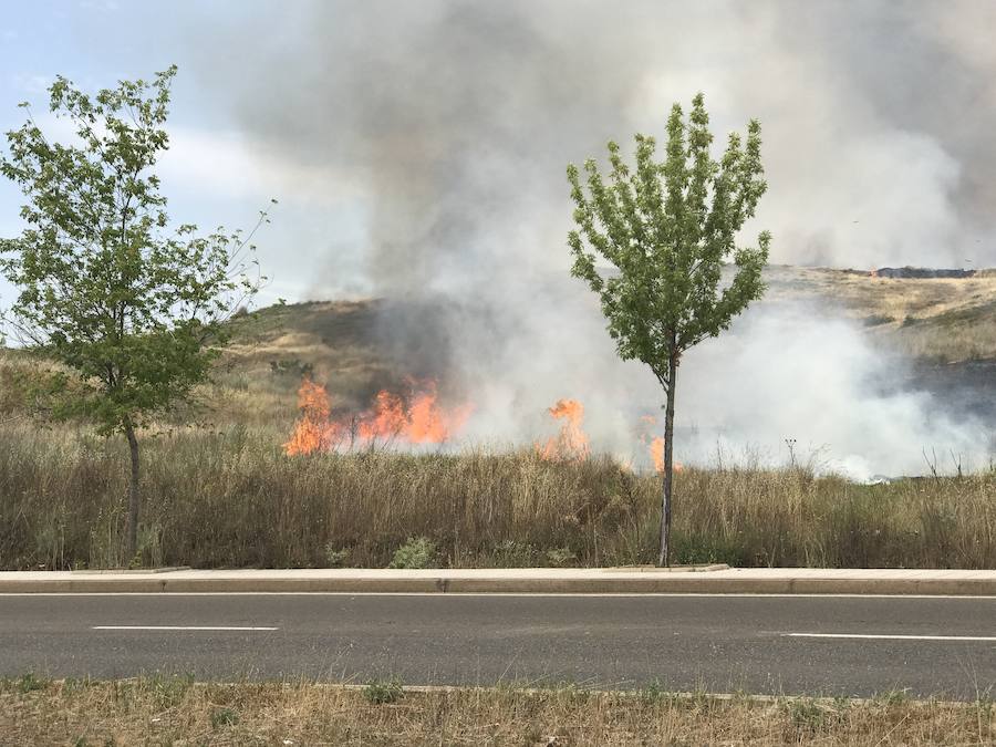 Imágenes del Incendio que amenazó el norte de León III