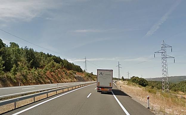 Imagen de la AP-66 a la altura de Rioseco de Tapia.