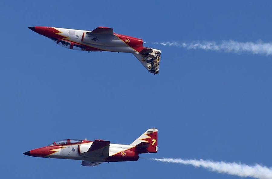 Reencuentro en Gijón de la Patrulla Águila con Alauto y con Quini como maestro de ceremonias