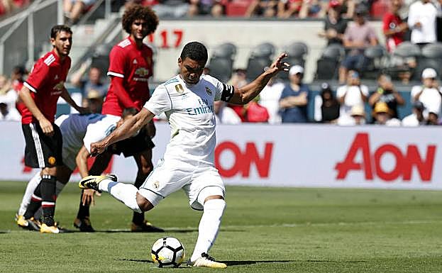 Casemiro, en el primer partido de la pretemporada.