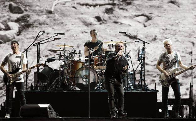 Concierto de U2 en julio de 2017 en Barcelona.