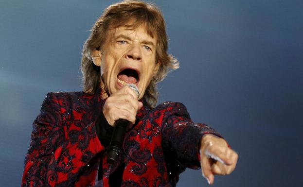 Jagger, durante un concierto. 