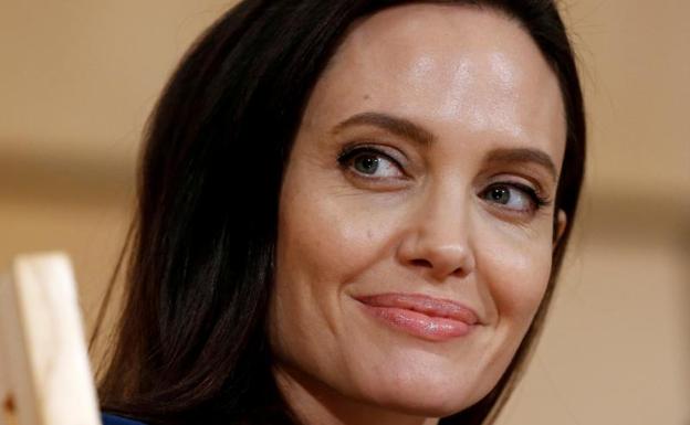 La actriz Angelina Jolie.