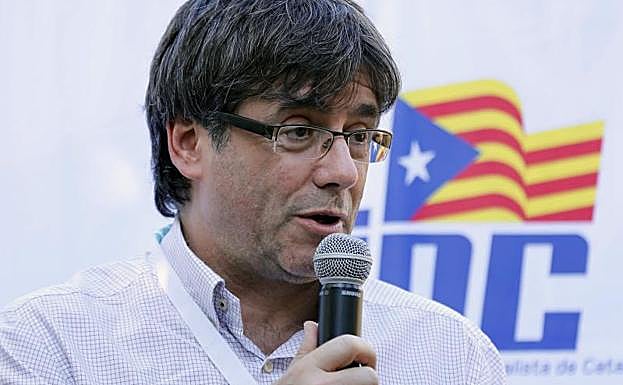 El presidente catalán, Carles Puigdemont.